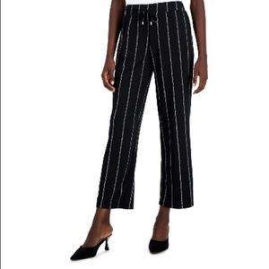 Alfani Wide-Leg Striped Pants new with Tag Size L.
